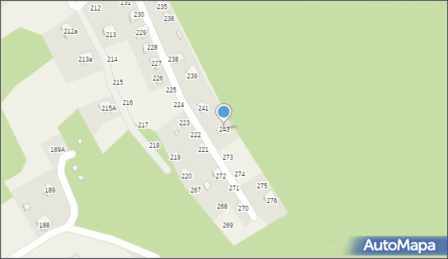 Jarnołtówek, Jarnołtówek, 243, mapa Jarnołtówek