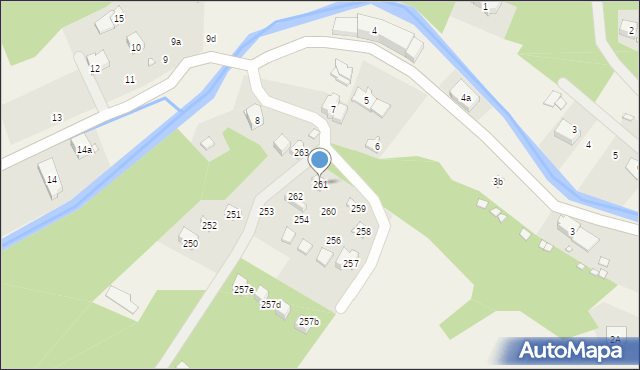 Jarnołtówek, Jarnołtówek, 261, mapa Jarnołtówek