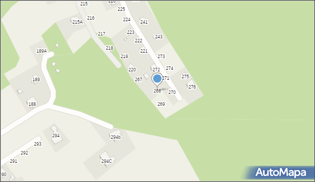 Jarnołtówek, Jarnołtówek, 268, mapa Jarnołtówek