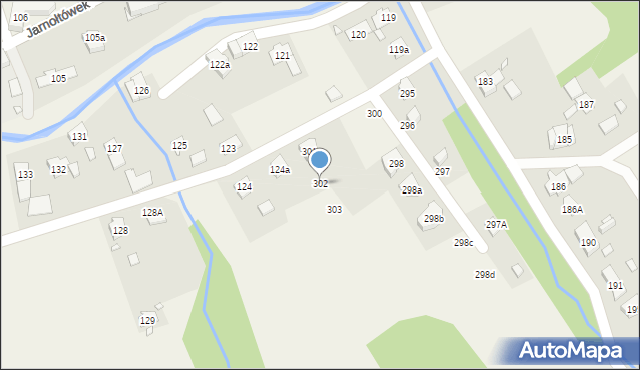 Jarnołtówek, Jarnołtówek, 302, mapa Jarnołtówek