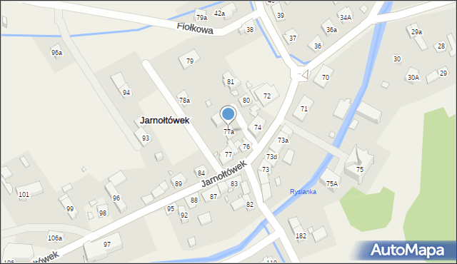 Jarnołtówek, Jarnołtówek, 77a, mapa Jarnołtówek