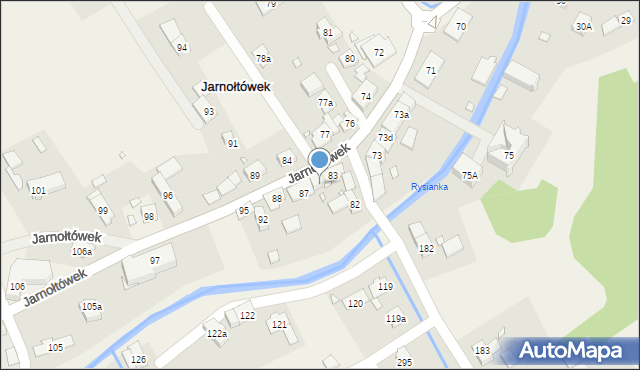 Jarnołtówek, Jarnołtówek, 85, mapa Jarnołtówek