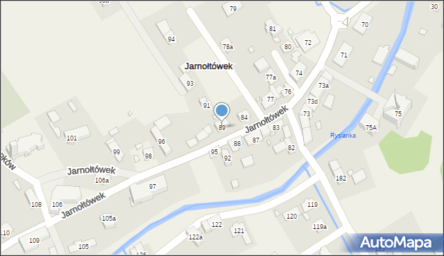 Jarnołtówek, Jarnołtówek, 89, mapa Jarnołtówek