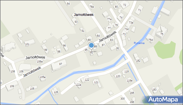 Jarnołtówek, Jarnołtówek, 92, mapa Jarnołtówek
