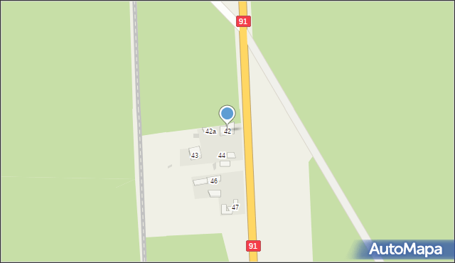 Jarochów, Jarochów, 42, mapa Jarochów