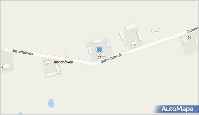 Jarochówek, Jarochówek, 29, mapa Jarochówek