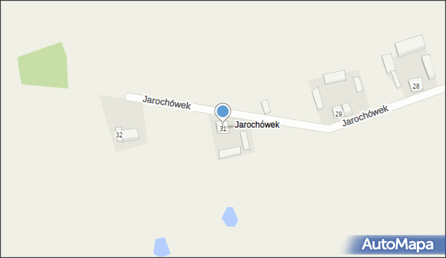 Jarochówek, Jarochówek, 31, mapa Jarochówek