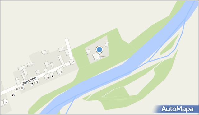 Jarocice, Jarocice, 1, mapa Jarocice