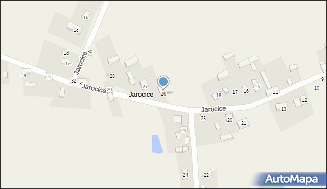 Jarocice, Jarocice, 26, mapa Jarocice