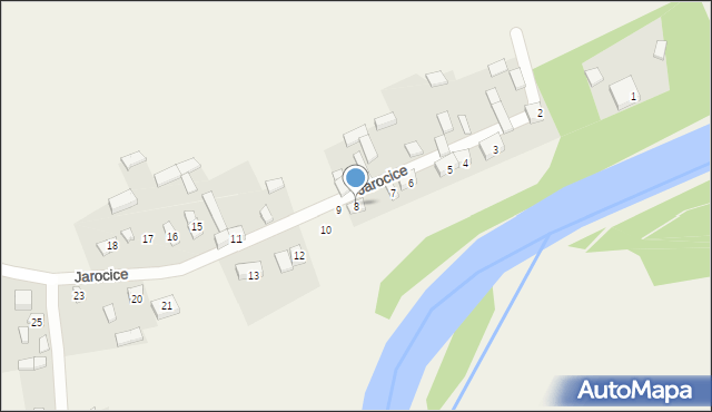 Jarocice, Jarocice, 8, mapa Jarocice
