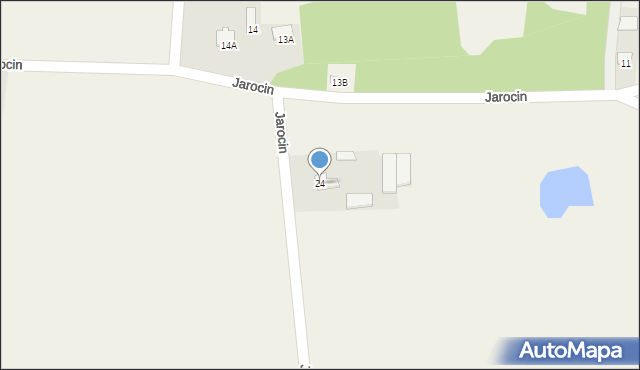 Jarocin, Jarocin, 24, mapa Jarocin