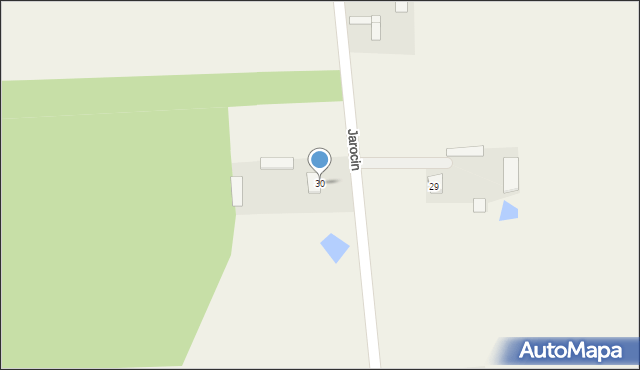 Jarocin, Jarocin, 30, mapa Jarocin