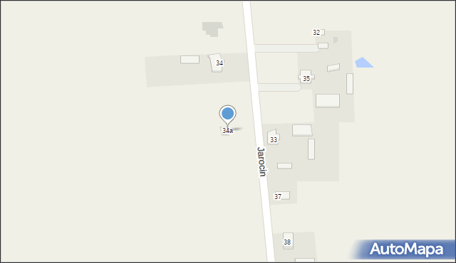 Jarocin, Jarocin, 34a, mapa Jarocin