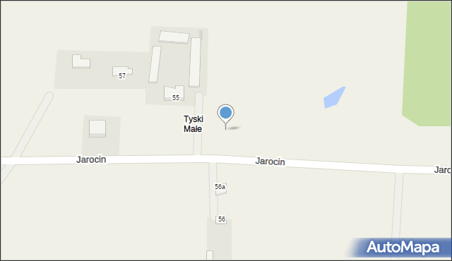 Jarocin, Jarocin, 55a, mapa Jarocin