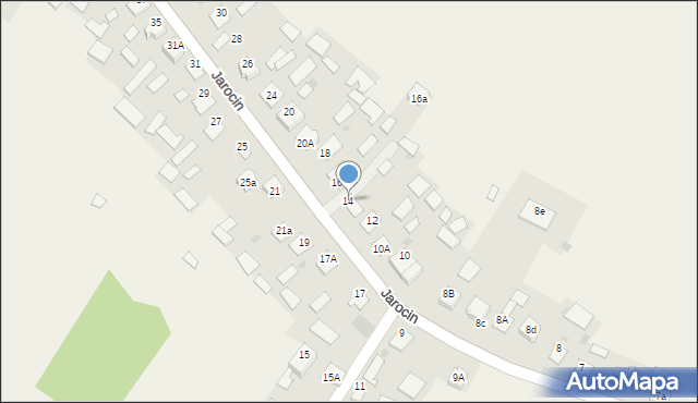 Jarocin, Jarocin, 14, mapa Jarocin