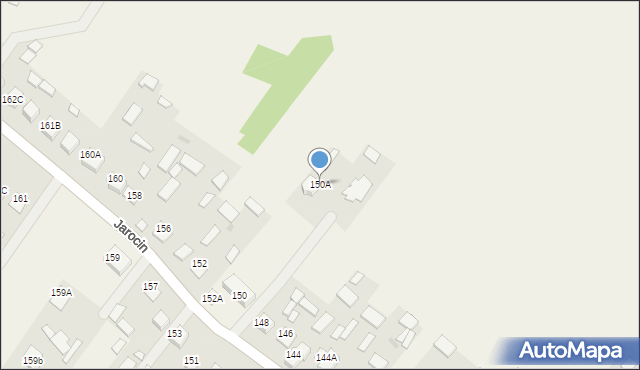 Jarocin, Jarocin, 150A, mapa Jarocin