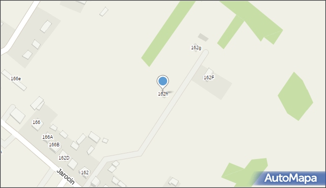 Jarocin, Jarocin, 162h, mapa Jarocin