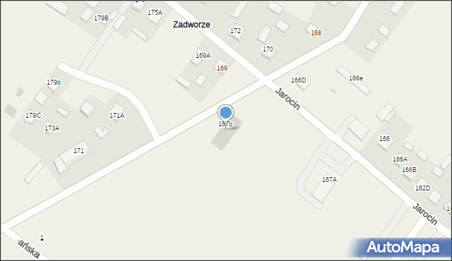 Jarocin, Jarocin, 167b, mapa Jarocin