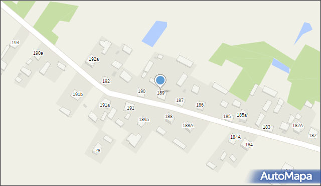 Jarocin, Jarocin, 189, mapa Jarocin