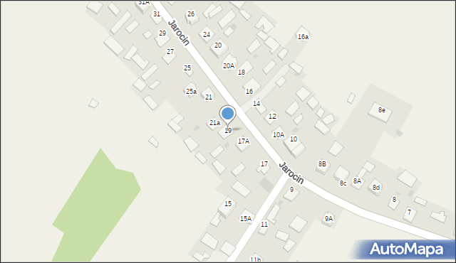 Jarocin, Jarocin, 19, mapa Jarocin