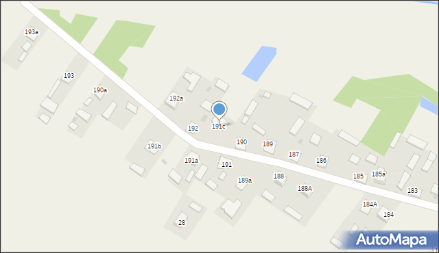 Jarocin, Jarocin, 191c, mapa Jarocin