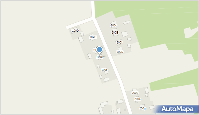 Jarocin, Jarocin, 199a, mapa Jarocin