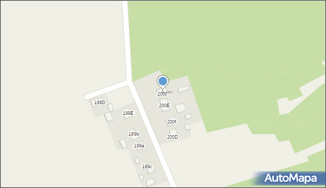 Jarocin, Jarocin, 200c, mapa Jarocin