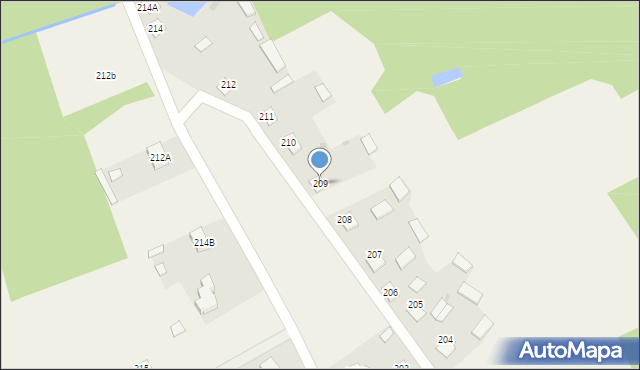 Jarocin, Jarocin, 209, mapa Jarocin