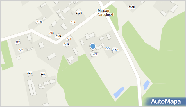 Jarocin, Jarocin, 224A, mapa Jarocin