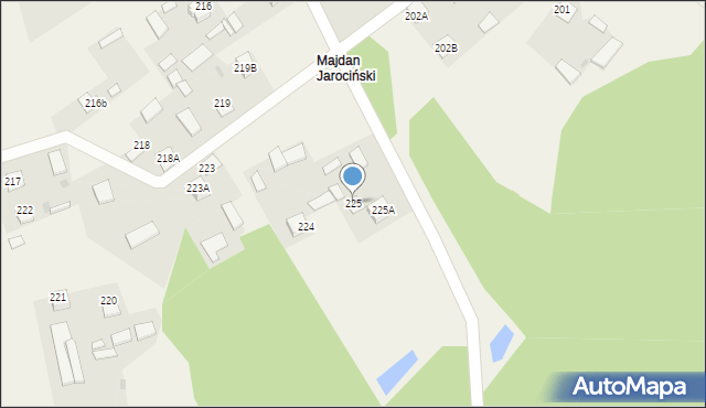 Jarocin, Jarocin, 225, mapa Jarocin