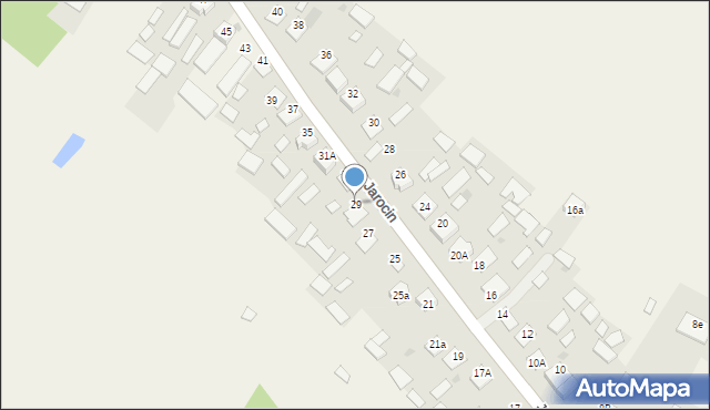 Jarocin, Jarocin, 29, mapa Jarocin