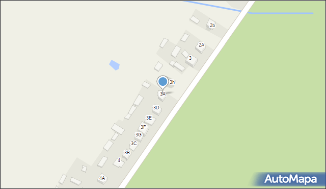 Jarocin, Jarocin, 3A, mapa Jarocin