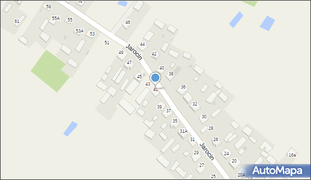 Jarocin, Jarocin, 41, mapa Jarocin