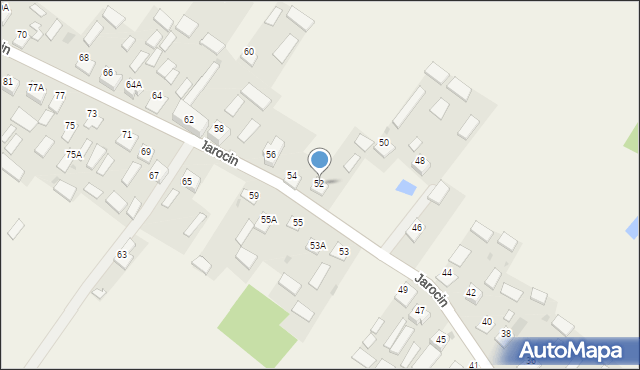 Jarocin, Jarocin, 52, mapa Jarocin