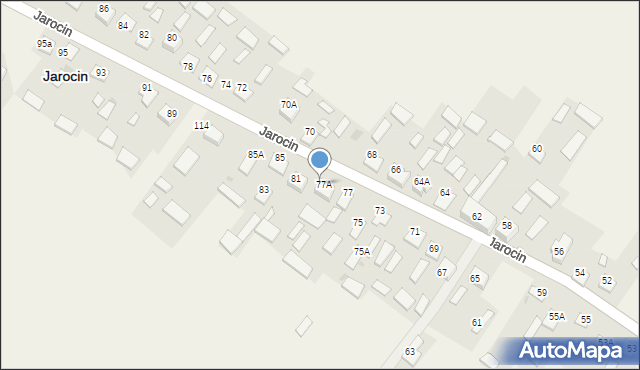 Jarocin, Jarocin, 79, mapa Jarocin