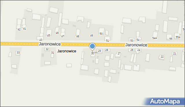 Jaronowice, Jaronowice, 30, mapa Jaronowice