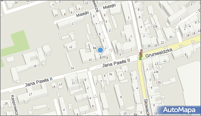 Jarosław, Jana Pawła II, 8, mapa Jarosławia