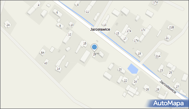 Jarosławice, Jarosławice, 18, mapa Jarosławice