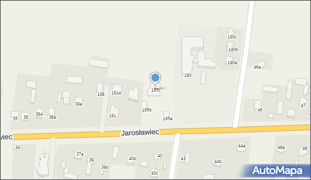 Jarosławiec, Jarosławiec, 195c, mapa Jarosławiec