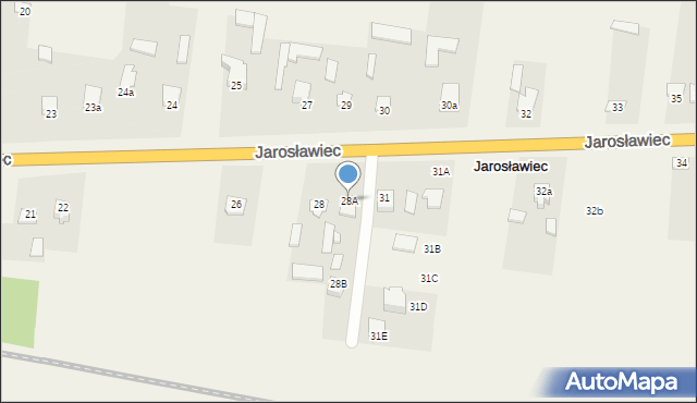 Jarosławiec, Jarosławiec, 28A, mapa Jarosławiec