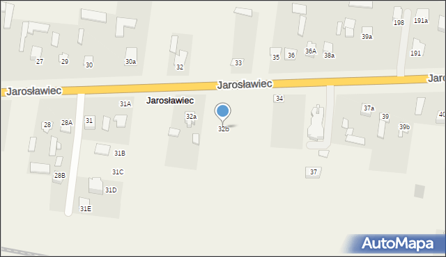 Jarosławiec, Jarosławiec, 32b, mapa Jarosławiec