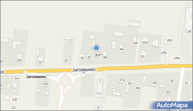 Jarosławiec, Jarosławiec, 36A, mapa Jarosławiec