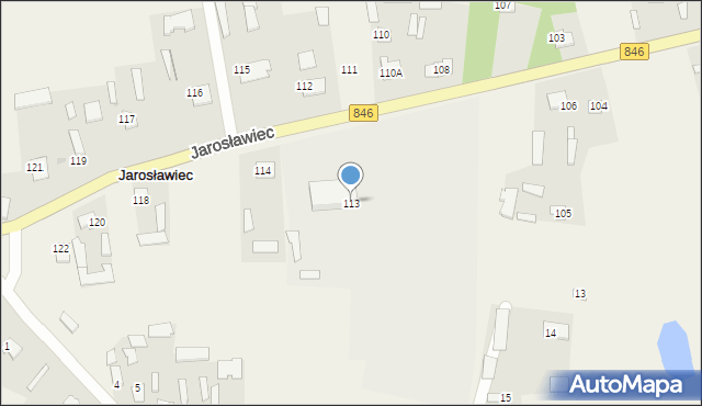 Jarosławiec, Jarosławiec, 113, mapa Jarosławiec