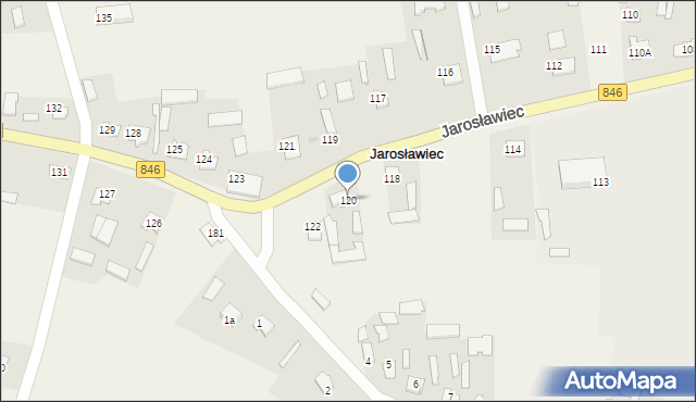 Jarosławiec, Jarosławiec, 120, mapa Jarosławiec