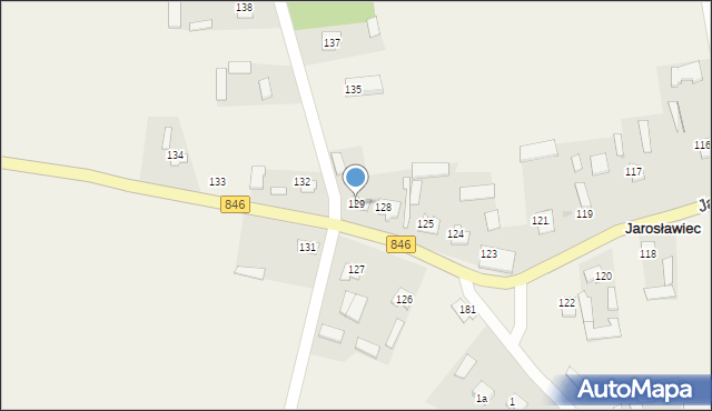 Jarosławiec, Jarosławiec, 129, mapa Jarosławiec