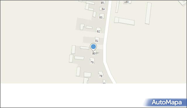 Jarosławiec, Jarosławiec, 80, mapa Jarosławiec