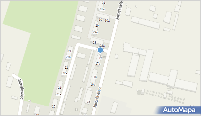 Jarosławiec, Jarosławiec, 17, mapa Jarosławiec