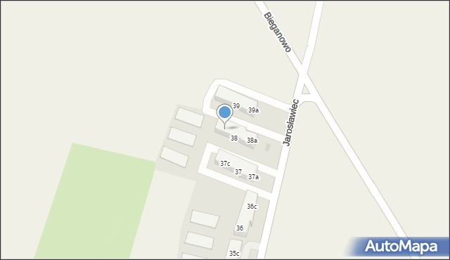 Jarosławiec, Jarosławiec, 38c, mapa Jarosławiec