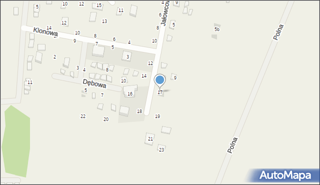 Jarosławiec, Jałowcowa, 17, mapa Jarosławiec