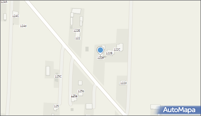 Jaroszewice, Jaroszewice, 122a, mapa Jaroszewice